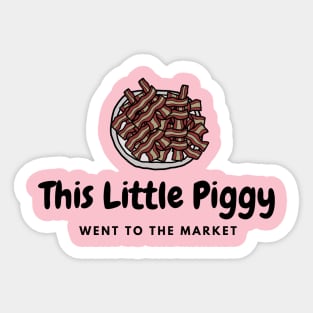 This Little Piggy Sticker